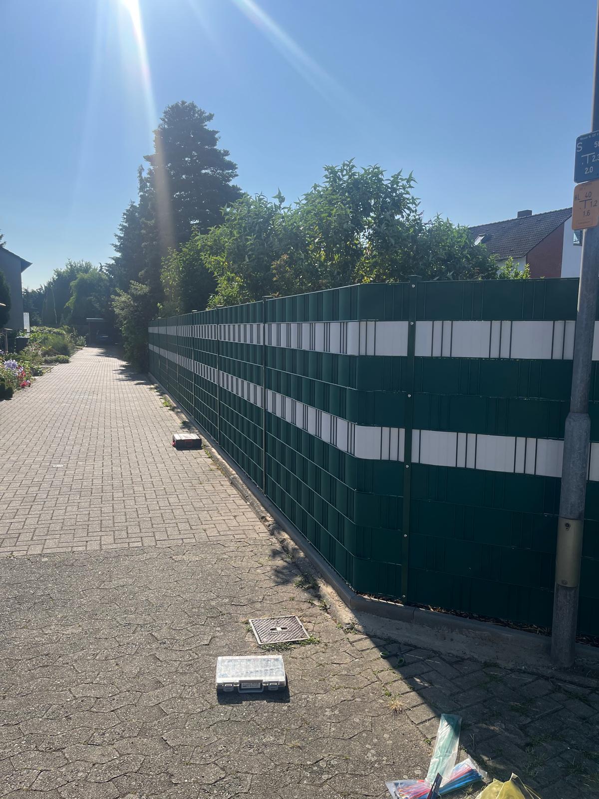 Sichtschutzfolie verbaut Sichtschutzfolie Zaun