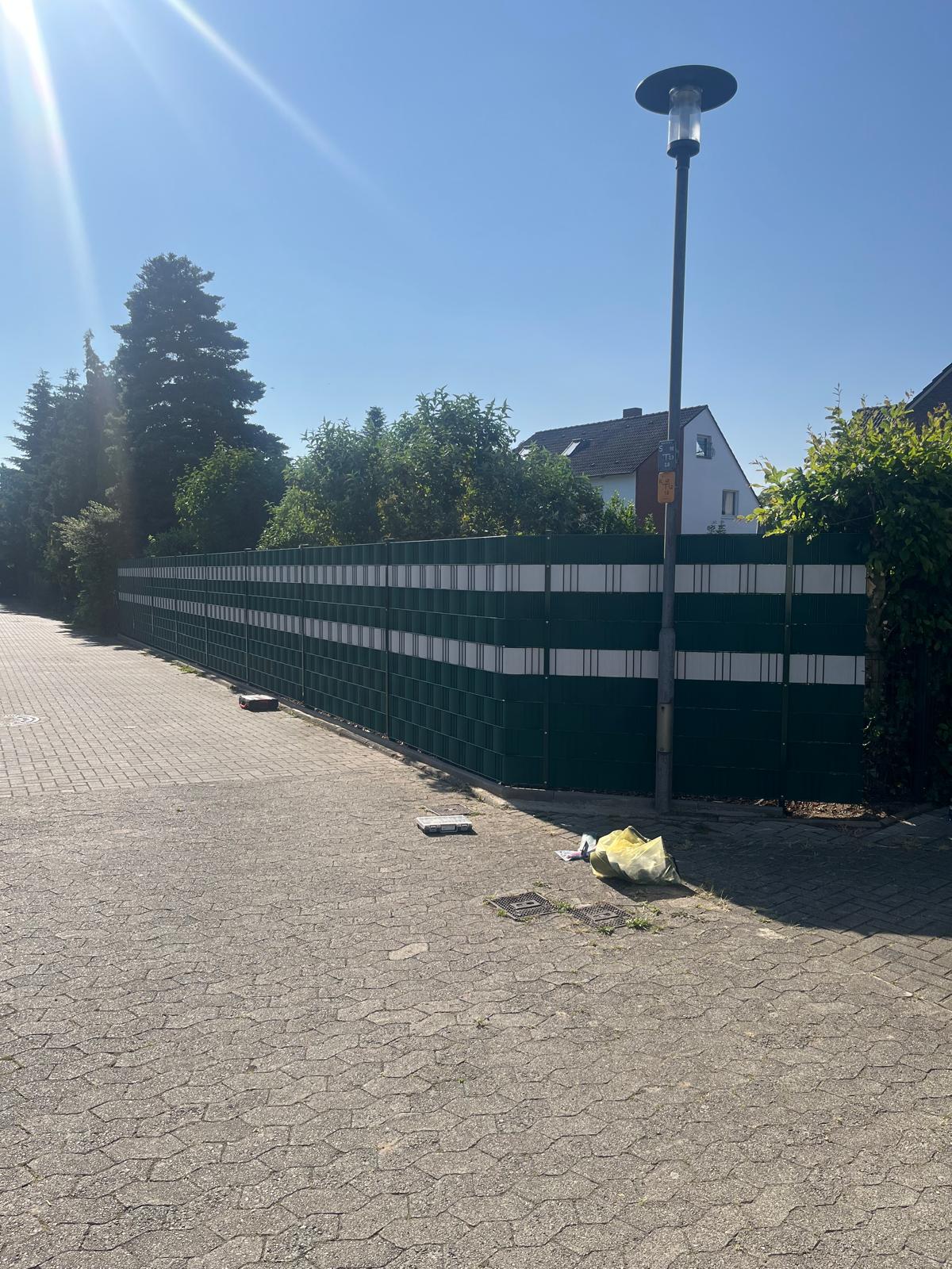 Sichtschutzfolie verbaut Sichtschutzfolie Zaun