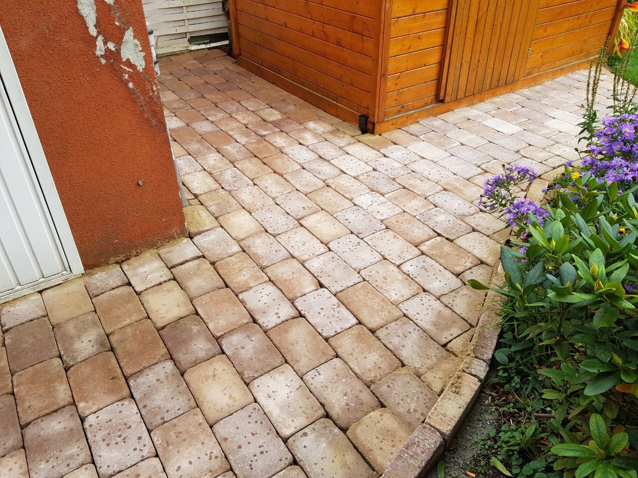 Wege gepflastert Wege gepflastert