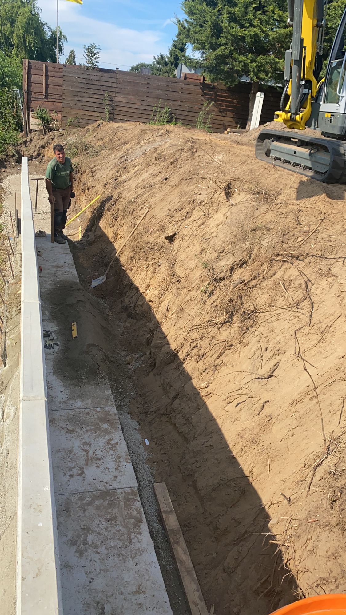 Mauerscheiben eingesetzt Mauerscheiben